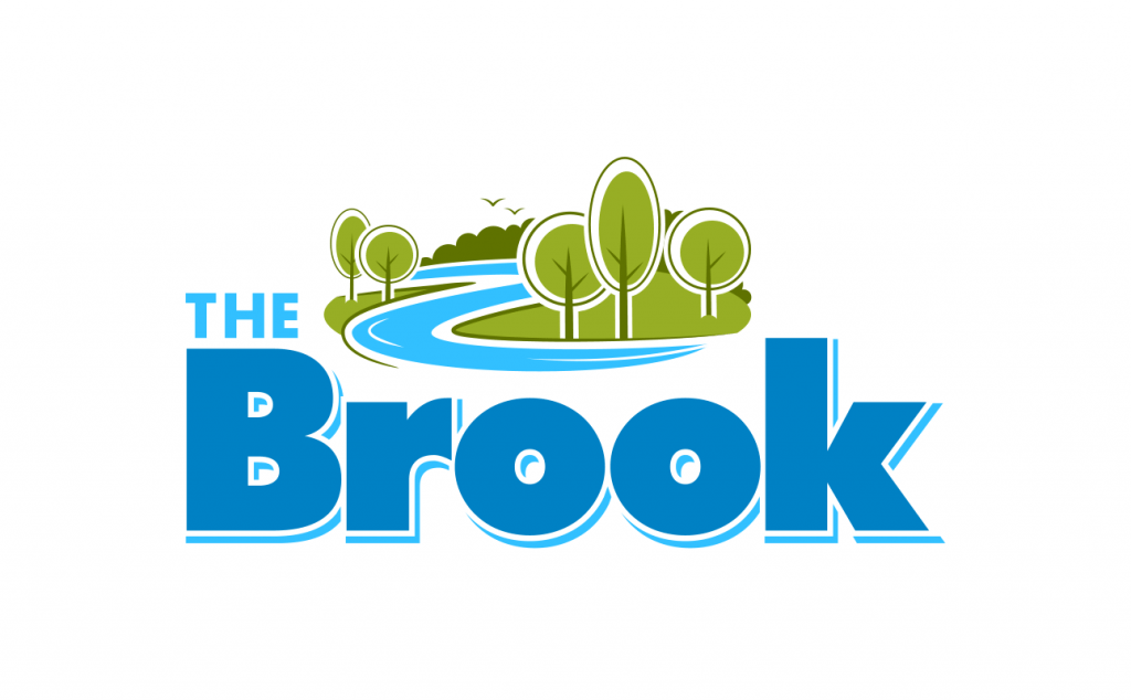 The Brook Logo Design Younique Creation Web and Print Design